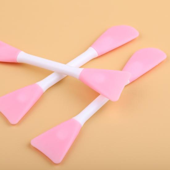 Silicone Face Mask Brush Dual-Ended Mask Spatula Soft Mud Mask Applicator for Creams Clay Masks DIY Skincare Tools for Sensitive Skin