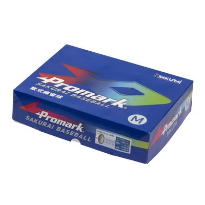 Sakurai Trading Promark Baseball Soft Practice 12 Balls Per (SAKURAI) Balls, M-size, Dozen, 72mm, LB-312M