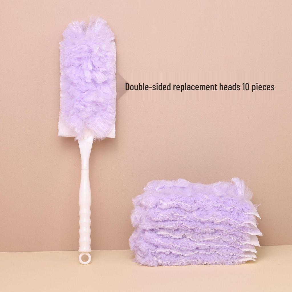 Desktop Electrostatic Dust Duster Replacement Core - Hair & Debris Cleaning Brush for Car & Household.