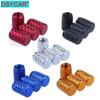 BFT1 DSYCAR 4Pcs Silver Car Tire Valve Stems Cap Knurling Style Tire Valve Cap Aluminum Tire Wheel Stem Air Valve Cap for US Schrader