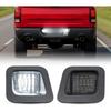 NJSBYL Full LED License Plate Light Assembly OEM Replacement for 2003-2018 D0dge Ram 1500 2500 3500 Pickup Truck Rear Tag License Number Plate Lamps