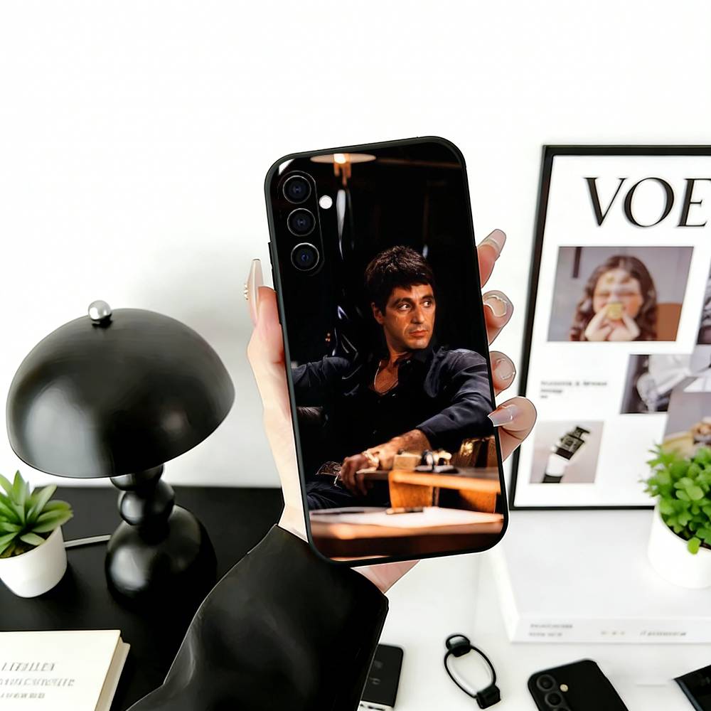 S-Scarface T-Tony Handyhülle Für Samsung Galaxy A73,A72,A71,A70,A53,A52,A51,Andere Weiche Schwarze Hülle