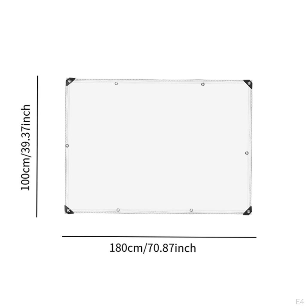 Transparente PVC-Plane, Regentuch, verdicktes Regentuch, wasserdicht, für Terrasse und Pavillon-Camping