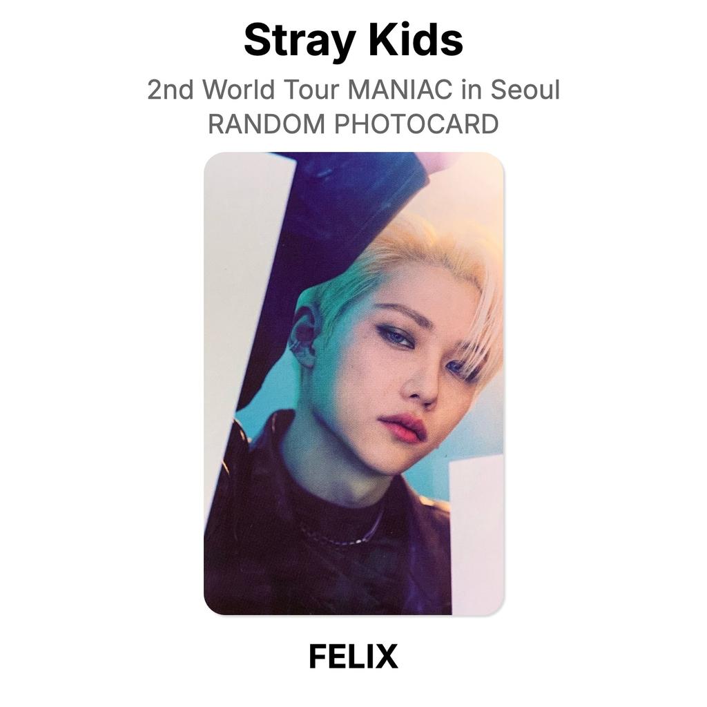 Stray Kids 2nd World Tour MANIAC In Seoul RANDOM PHOTOCARD Official Photocard