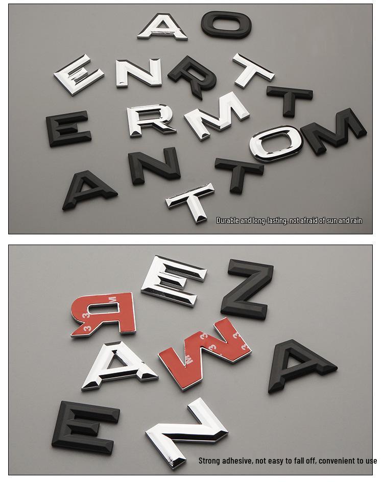 Teramont Custom Engine Hood Lettering Car Sticker