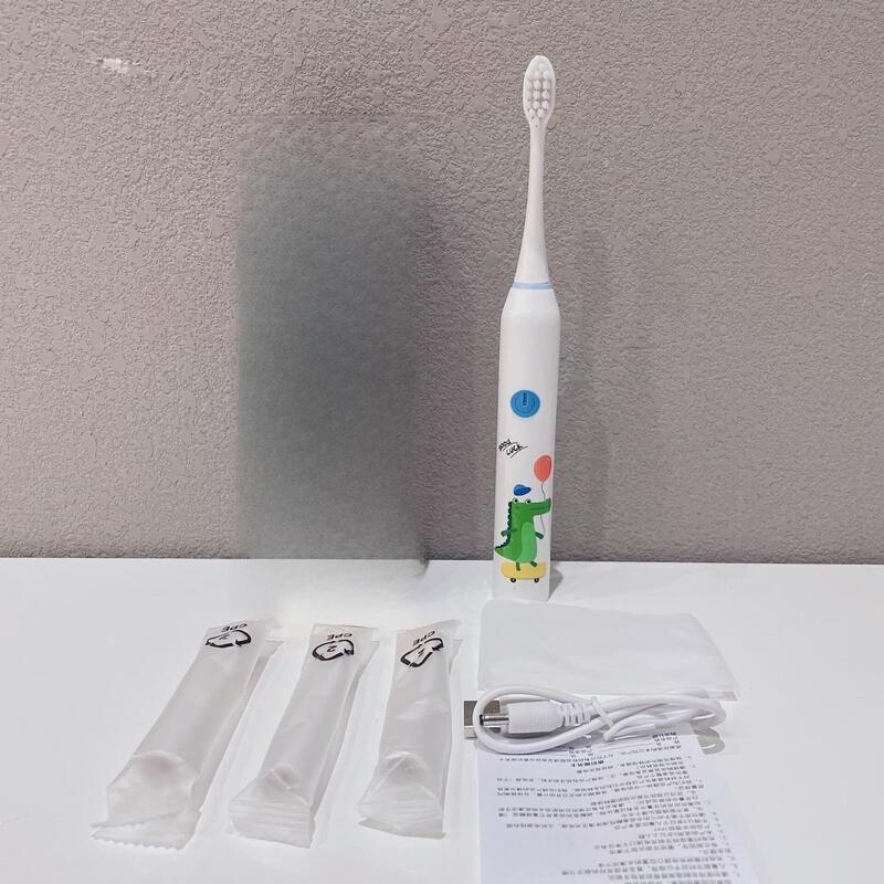 OLOEY Ultrasonic Kids Electric Toothbrush & Dental Cleaner
