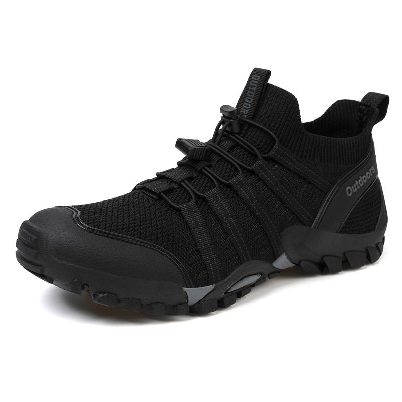 Men's Hiking Shoes Breathable Mesh Outdoor Sports Shoes Non-slip Women's Climbing Sneakers Wear-resistant Sole