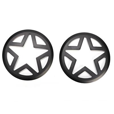 Ön Sis Farı Lamba Kapağı Koruyucu Trim Jeep Wrangler JK & Unlimited 20072017 için
