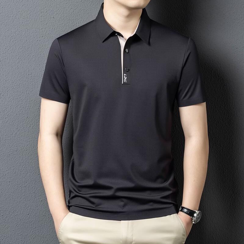 

Yiliteng Men s Breathable Short Sleeve Polo Shirt YTMTST6077 180/XL