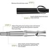2pcs Dog Whistle To Stop Barking Device Dog with Lanyard Silent Ultrasonic Training Flute Stop Barking for Pet Sound Trainer