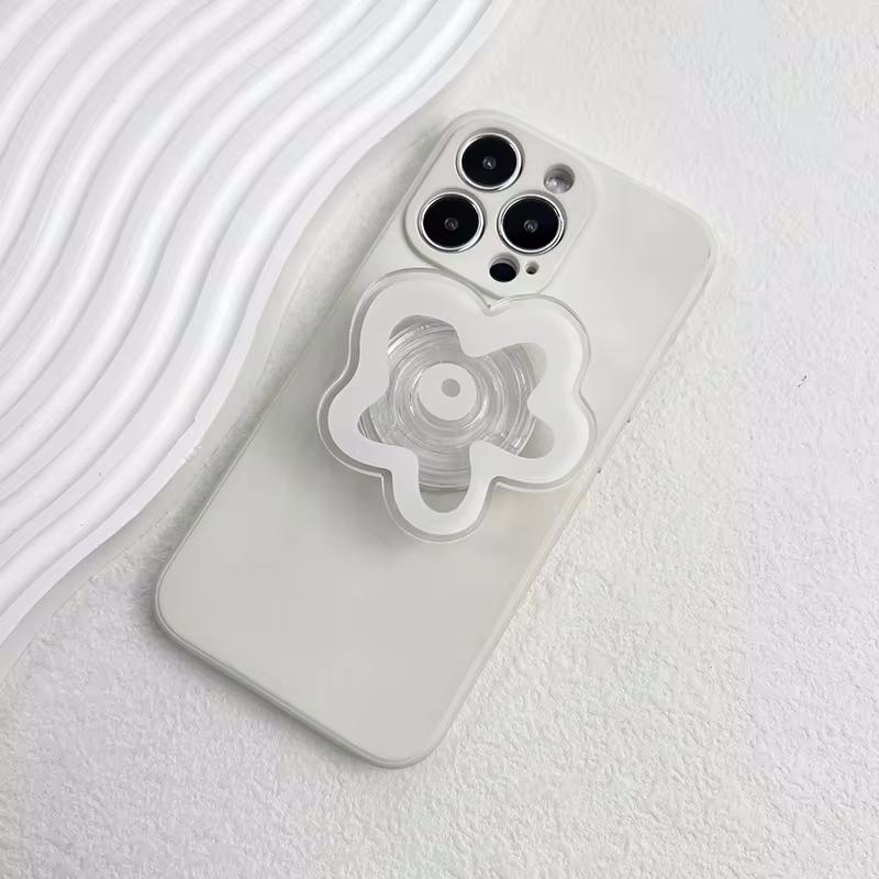 Cute Floral Phone Grip posocket Tok Flower Cellphone Stand Holder for iPhone 11 11 Mobile Bracket Foldable Expanding Kickstand