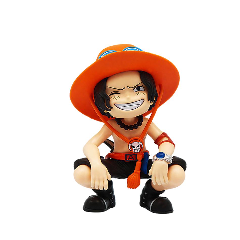 13Cm Anime  Figurine Monkey D Luffy Roronoa Zoro Kawaii Toys Q Figural Nendoroid Car Decoration Pvc Model Birthday Gifts