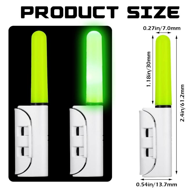 Waterproof LED Fishing Light With Rechargeable Battery Fishing Float Light For Night Fishing In Lake Rivers And Sea