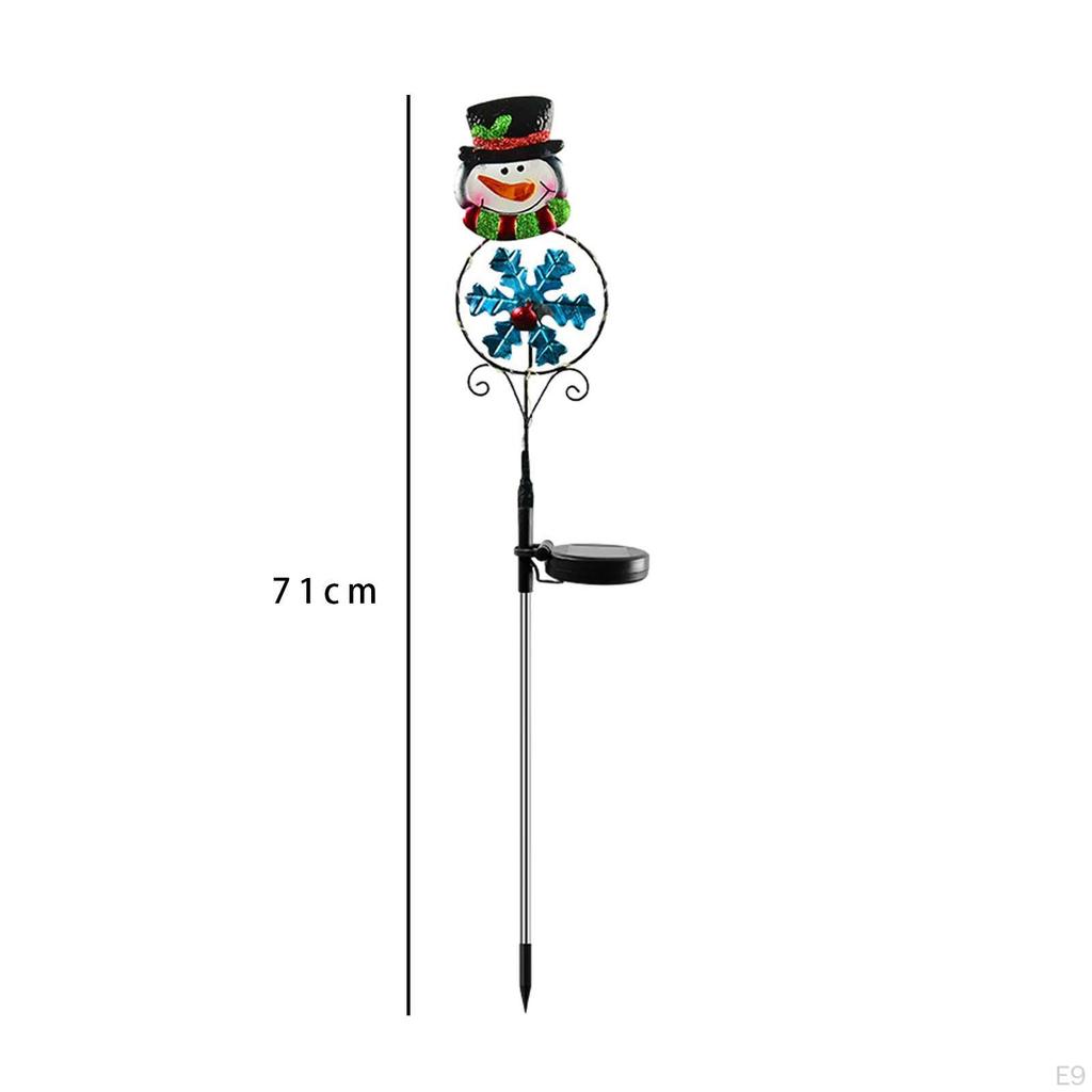 Christmas Ornament Outdoor Party Decoration Glowing Solar Light Waterproof for Garden
