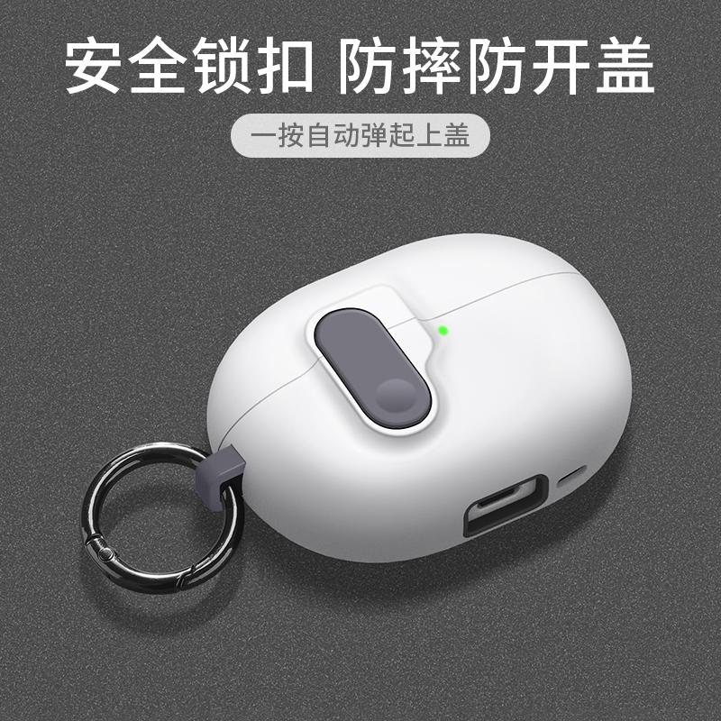 Case for Huawei Freebuds Pro 4 3 Luxury Wireless Bluetooth Earphone Case with Hook Shockproof Protect Cover for FreeBuds Pro 4 3