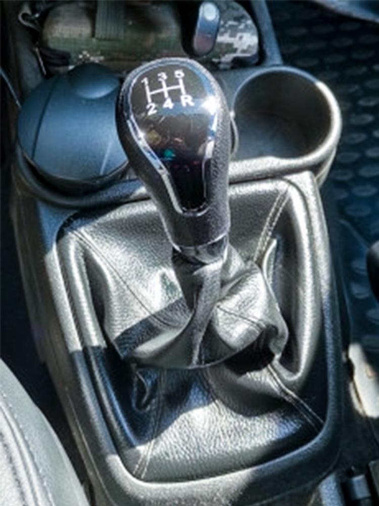 5 Speed Manual Gear Shift Knob Car Gearbox Handles Stick Lever Head PU Leather For LADA Car Styling Auto Accessories Parts
