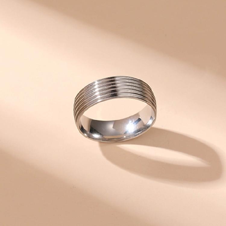 Versatile Stainless Steel Rings Jewelry DIY Drip Glue Rings for Everyday Wear