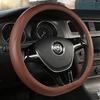 D series Micro Fiber Leather Car Steering Wheels Covers 38CM/15'' Steering Wheel Hubs Car Styling,For VW GOLF 7 2015 POLO
