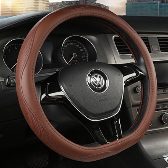 D series Micro Fiber Leather Car Steering Wheels Covers 38CM/15'' Steering Wheel Hubs Car Styling,For VW GOLF 7 2015 POLO