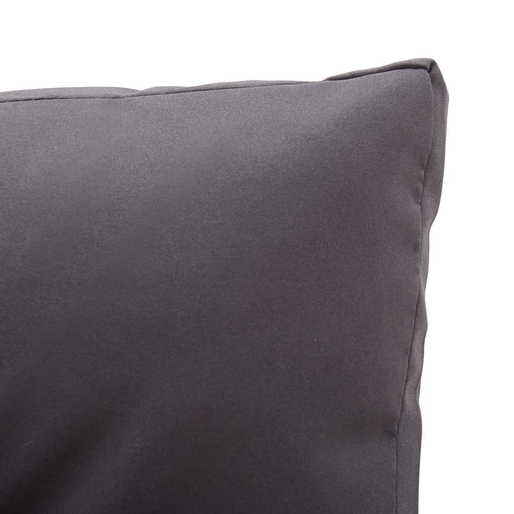 vidaXL 2-Sitzer-Gartensofa mit Kissen Grau 124 cm Poly Rattan