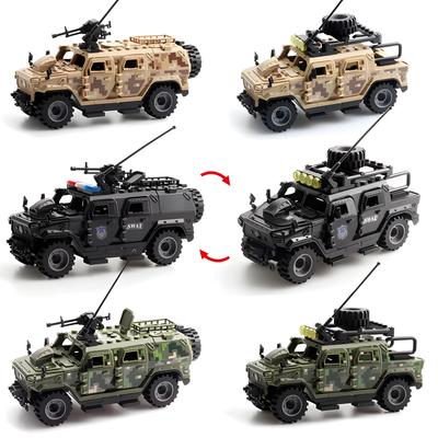 Special Forces Soldaat Politie Gangster Militair Gepantserd Voertuig Auto Wapens SWAT WO2 Wapen Bouwstenen Figuur Model Baksteen Speelgoed
