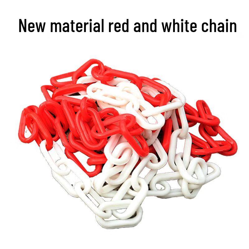 Aokewen 6mm Red/White Warning Barrier Chain