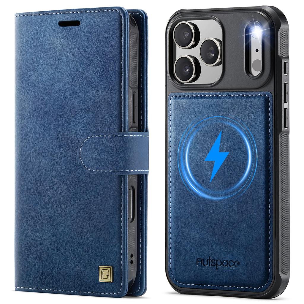 2 in 1 Detachable Magnetic  Leather Flip Wallet Phone Case For Samsung Galaxy S26 Ultra S25 S26 Plus FE Wireless Charging Cover