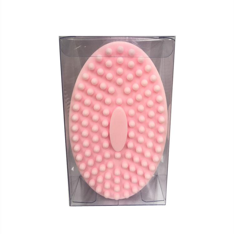 Baby Silicone Bath Brush - Soft Shampoo and Sensory Tactile Brush for Kids.