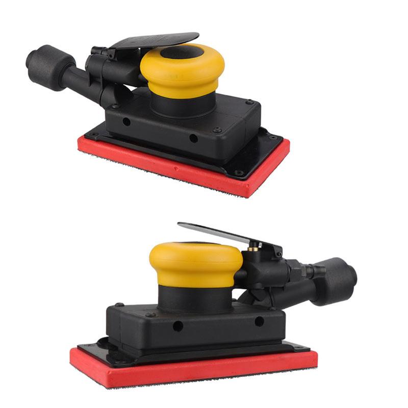 Rectangular Pneumatic Dry Sander Car Paint Putty Sander 70*198mm Sandpaper Machine Suitable For Automobile