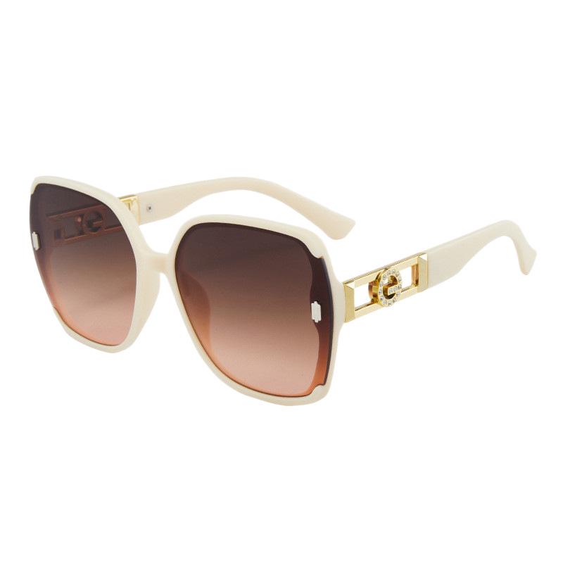 2025 High-End Trendy Polarized Sunglasses: Large Frame, Anti-UV, Unisex, Slim Face Effect