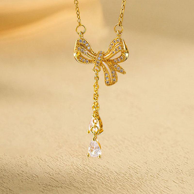 "2024 Intelligente Fünfzackiger Stern Anhänger Halskette - Leichter Luxus Europäisches & Amerikanisches Design für Frauen"