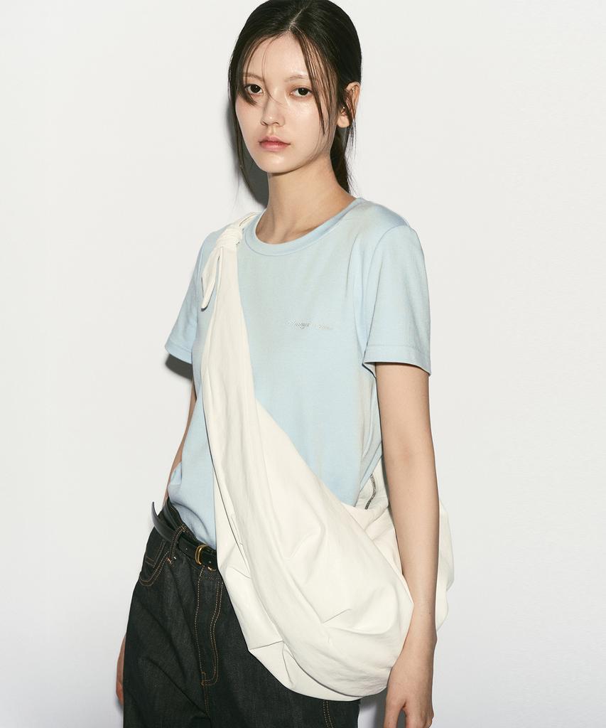 Re Rhee Slouchy Hobo Bag White