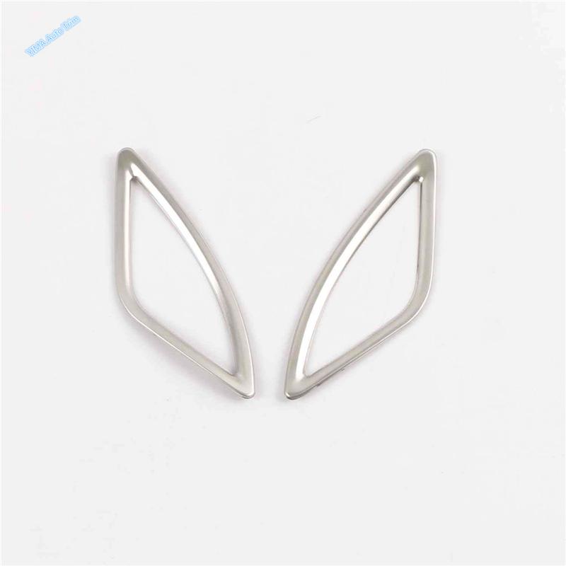 Stainless Steel Car Head Light Switch / Glove Box Handle / AC Air Outlet Cover Trim Accessories For Hyundai Creta
