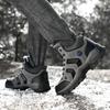 Buty Męskie Wspinaczkowe Duży Rozmiar Outdoorowe Wysokie Platforma Buty Turystyczne Moda Męskie Sneakersy Buty Podróżne