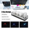 Mini 3-Key Keypad One-Handed Mechanical Gaming Keyboard, White DIY Programmable Mechanical Keyboard with Type-C to USB Interface and RGB Backlight