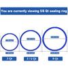 3 Pack Sealing Ring 6 Qt for tant Pot Sealing Rings Replacement for 5/6Qt tant Pot Seal, With 3 Float Valve Caps, Food-grade Silicone tapot Gasket