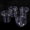 10 Pezzi 360/400/500ml Bicchieri di Plastica Trasparenti Monouso con Coperchio per Bere Direttamente Contenitore per Caffè Freddo Tè Bevande Fredde Frullati