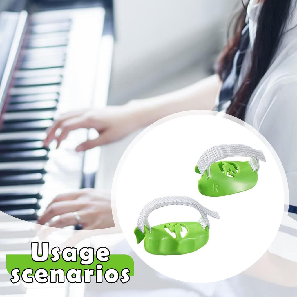 2x Piano Finger Trainers Training Device Finger Training Comfortable Grip Hand Corrector for Adults Enthusiasts Piano Player