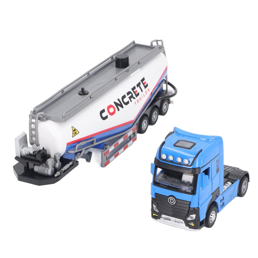 1:32 Scale Alloy Concrete Pump Truck High Simulation Construction Vehicle Model with Water Spray Function