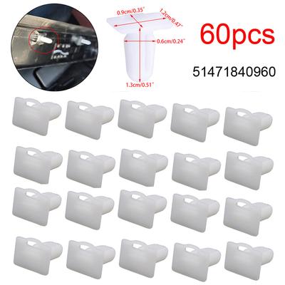 60x Modanatura Battitacco Porta Auto Clip Fissaggio 51471840960 Per BMW E30 E32 E34 E36 E38 E39 E46 Z4 E81 E82 E84 E63 Accessori