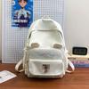 Schoolbag pain bag backpack female junior high school girl large capacity cute girl high value backpack primary school student light schoolbag female