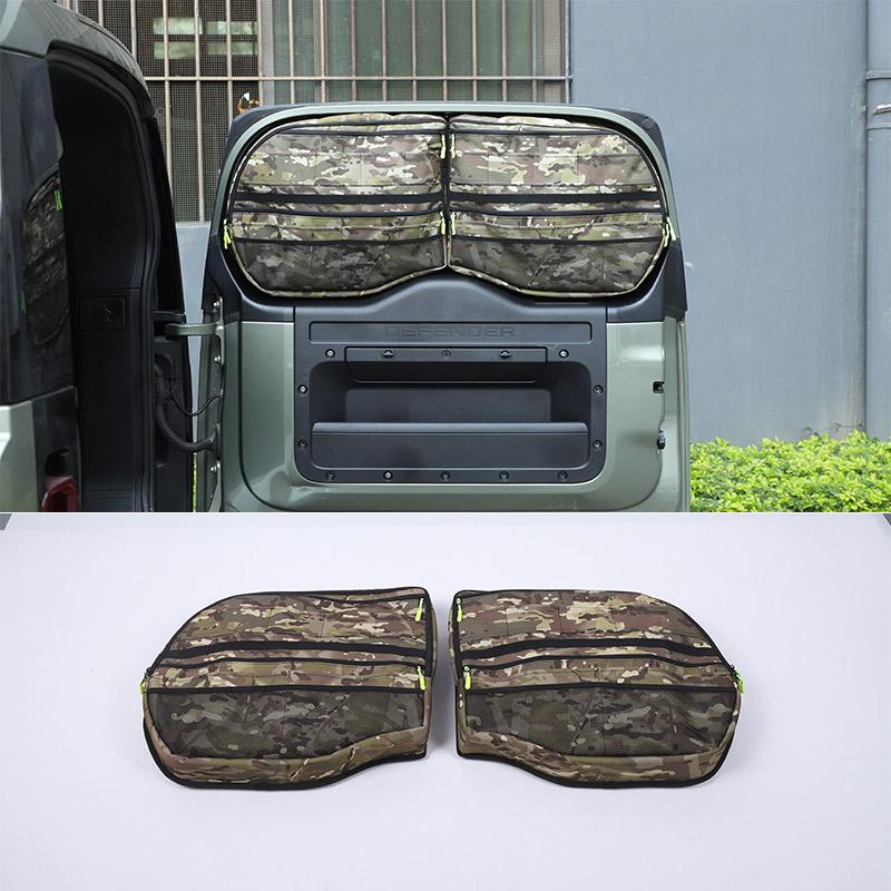 For Land Rover Defender 90 110 130 2020-2024 Car Tailgate Window Storage Bag Multi functional Tool Storage Bag Car Accessories HY9