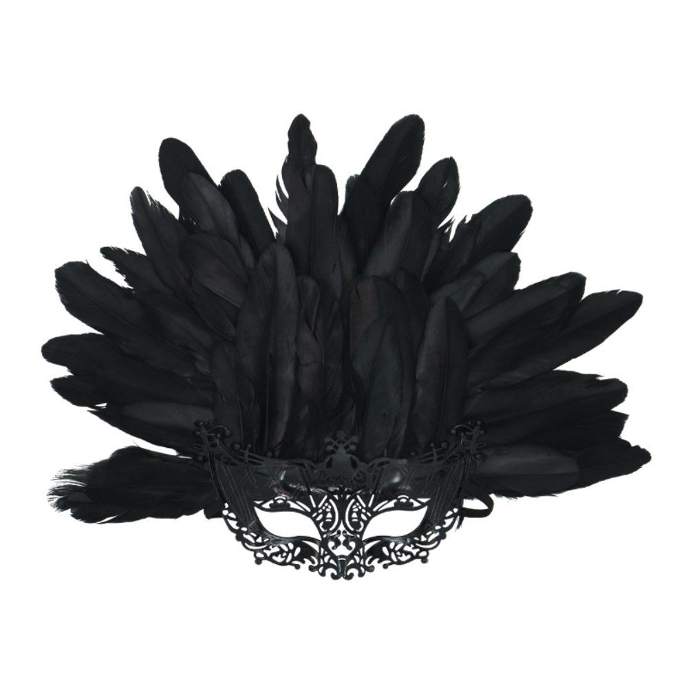 Personality Feather Masquerade Mask Novelty Cosplay Mask Carnival Headpiece  Easter Carnival Party