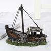 Harz Aquarium Künstliche Hohe Simulation Schiffswrack Dekoration Versteckhaus Aquarium Landschaft Ornament