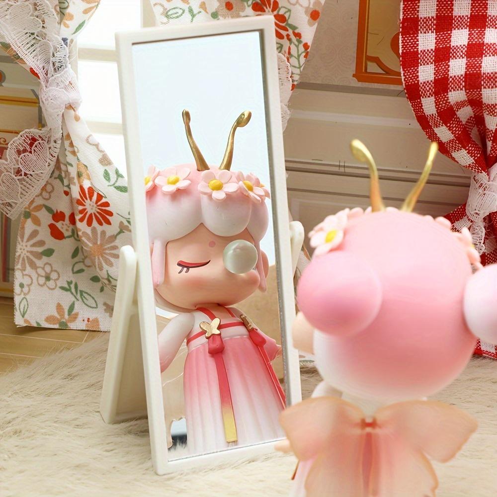 1PC 1:12 Dollhouse Miniature Simulation Full Length Mirror Model Furniture Accessories For Dolls House Decoration