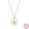 Effie Queen Neue 925 Sterling Silber Vintage Anhänger Halskette Damen Zierlich Minimalistisch Schmuck Anhänger Choker Kette Geschenk SAPN60
