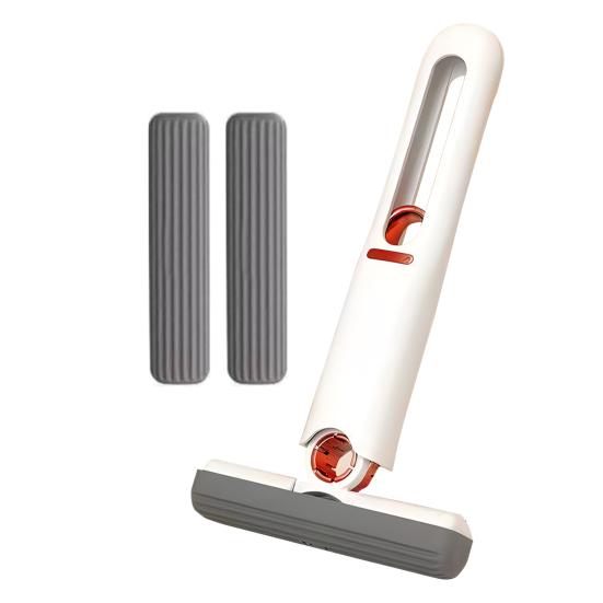 Taşınabilir Kendinden Sıkmalı Mini Mop Hızlı Temizlik Teleskopik Ellersiz Süngerli Silecek Güçlü Emici Kendinden Sıkmalı Mini Mop