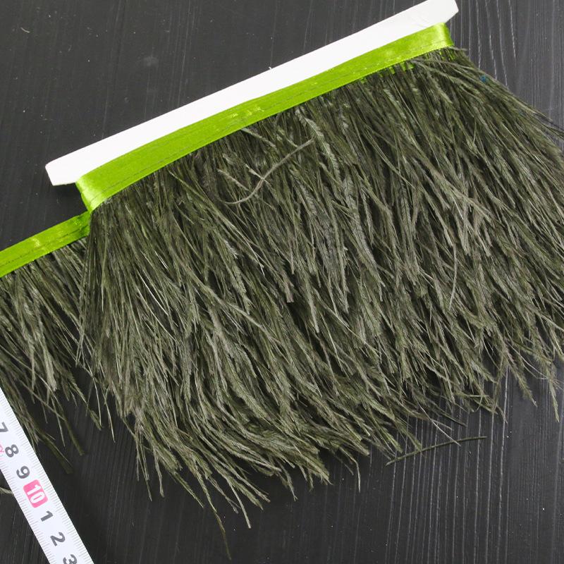 8-10 Ostrich Feather Diy Handmade Jewelry Accessories Crafts Decorative Clothing Skirt Cuffs