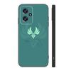 Genshin Impact Logo Black Silicone Phone Case For Xiaomi POCO X3 X4 NFC F3 F4 GT F5 M3 M4 M6 X5 X6 Pro 5G C55 C65 M5
