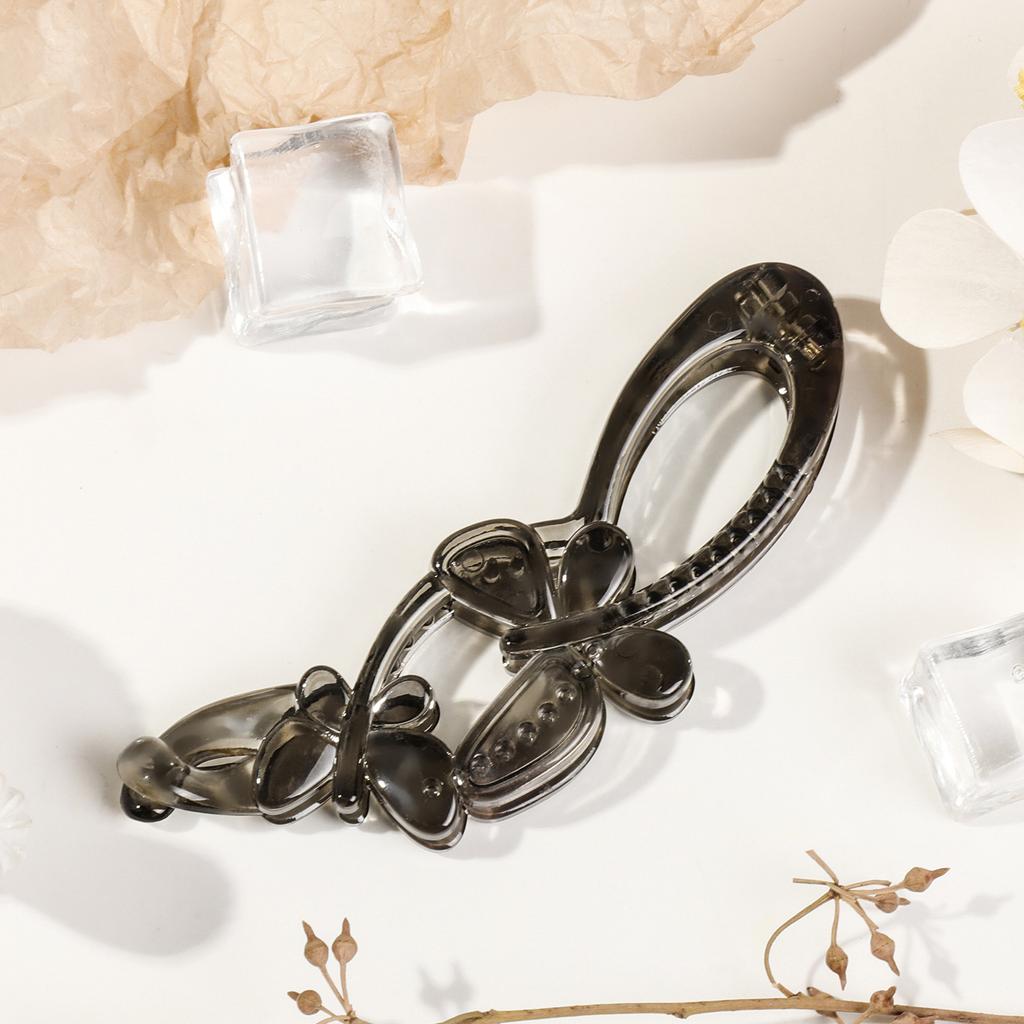 Leopard Banana Hair Clip Butterfly Shaped Sweet Hair Claws Hairpin Ponytail For Women Hair Accessories HairgripsTwist Barrettes